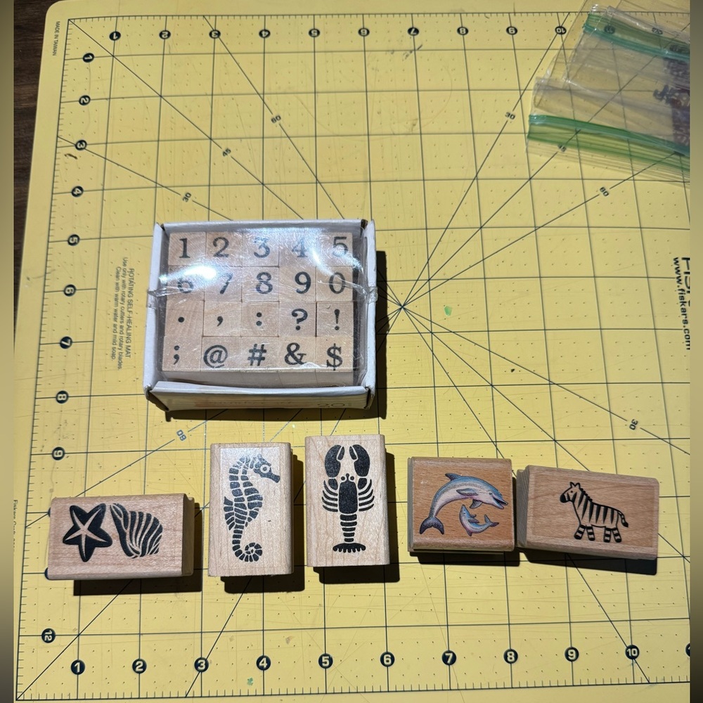 Animal stamps and a new number set.